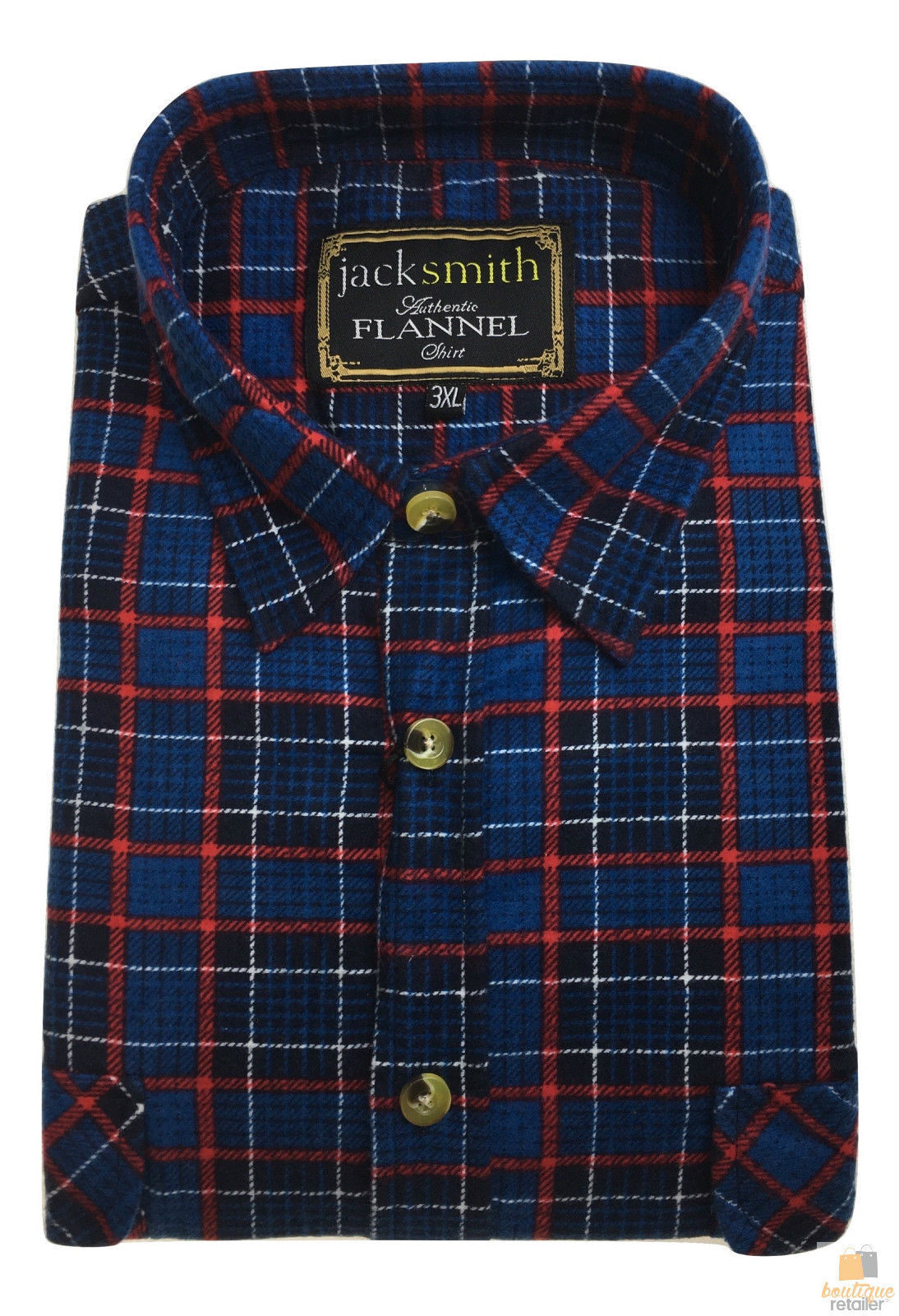 jack smith authentic flannel shirt