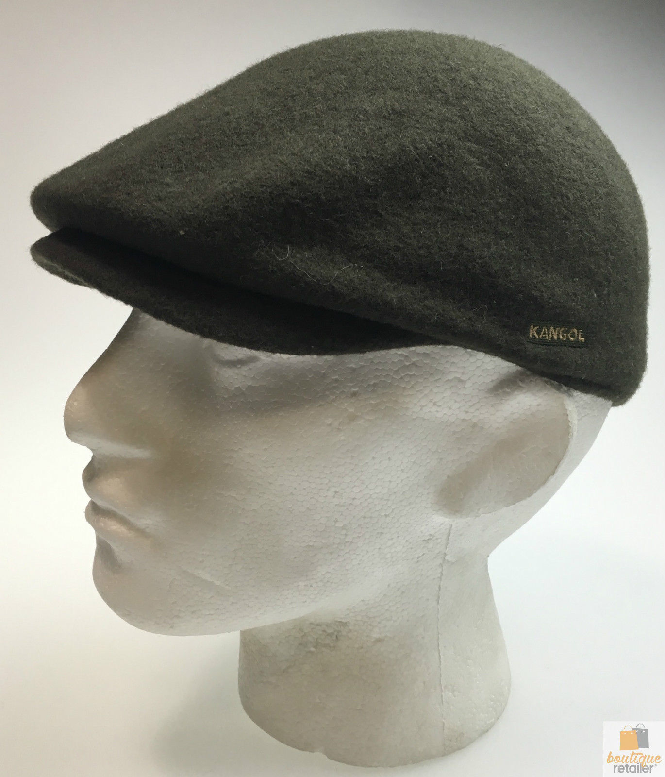 KANGOL Wool Clery Cap Warm Winter Driving Hat Seamless 6988BC New