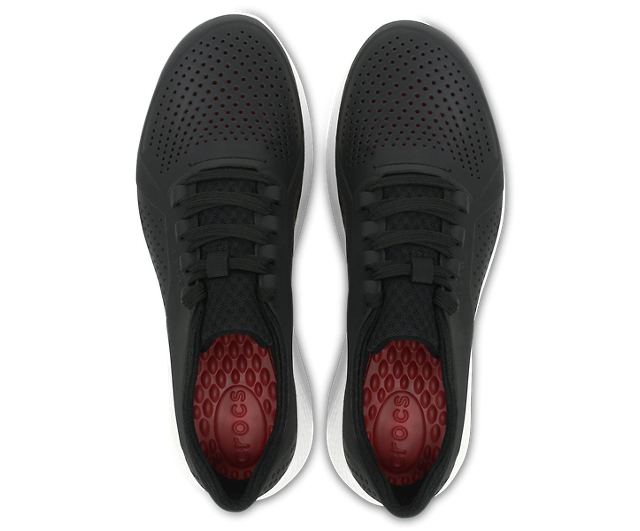 Crocs Women's LiteRide Pacer Shoes Sneakers - Black