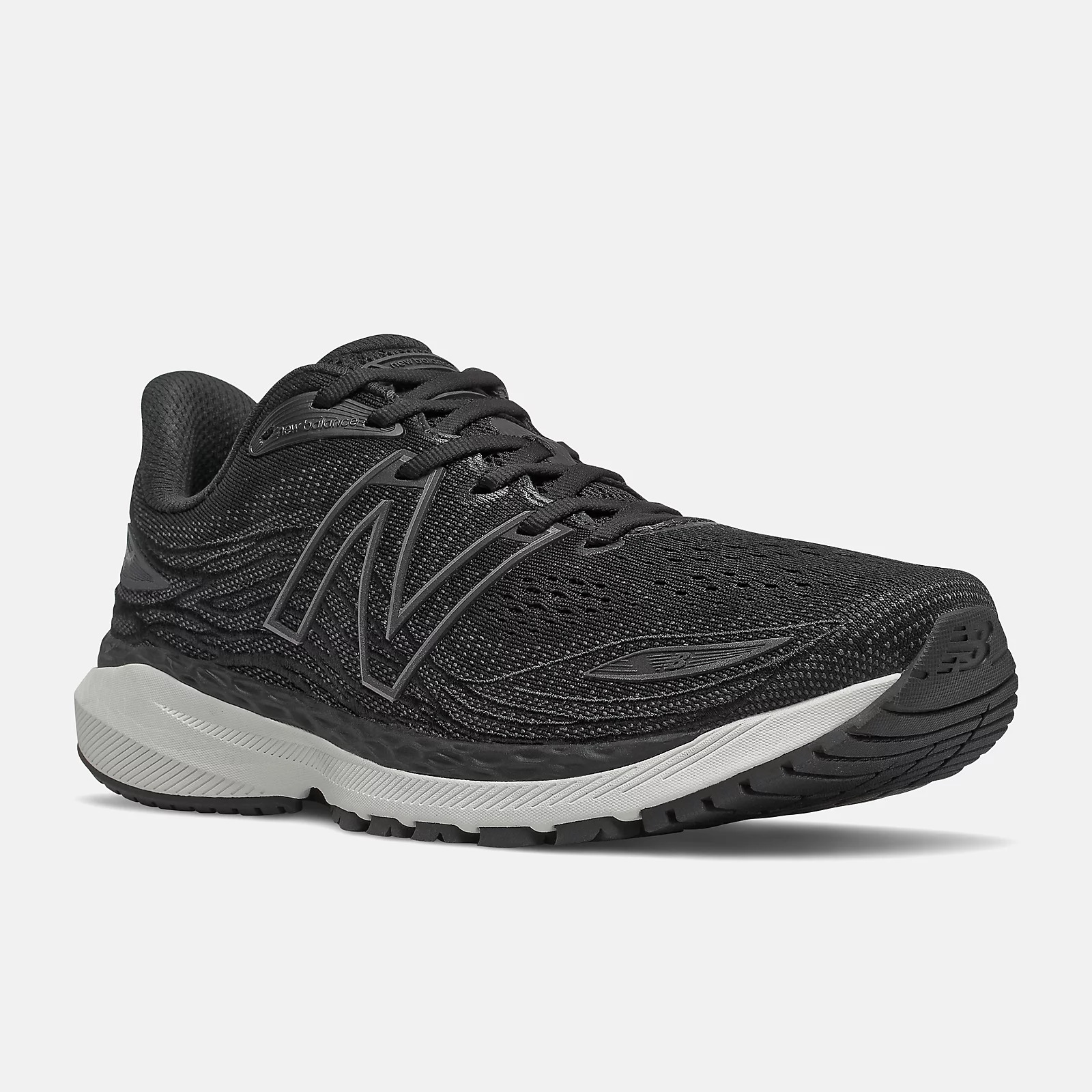 New,Balance Mens Fresh Foam X 860 V12 Shoes Sneakers Runners - Black/White