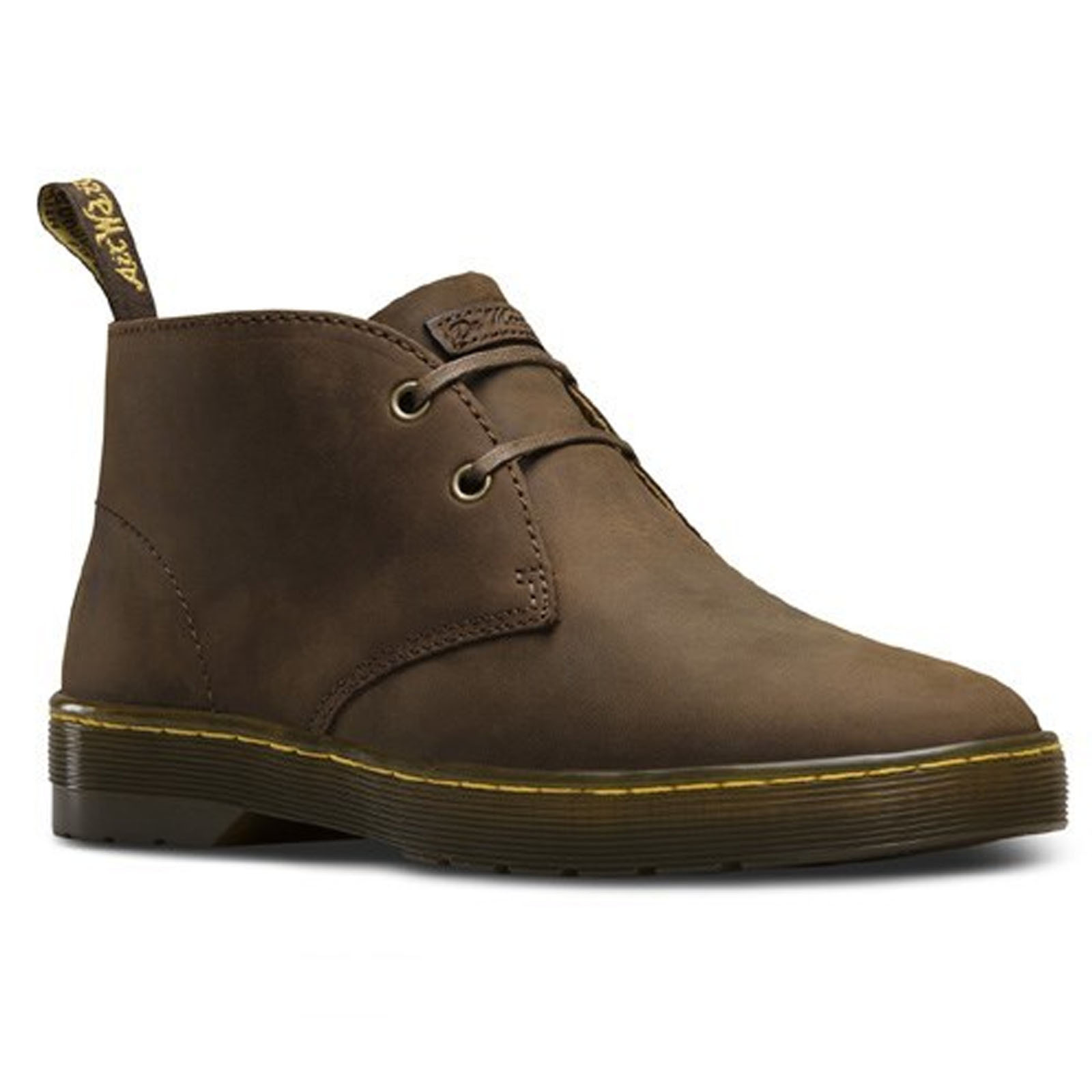 Dr.,Martens Cabrillo 2 Eye Shoes Lace Up Boots Leather Chukka - Gaucho