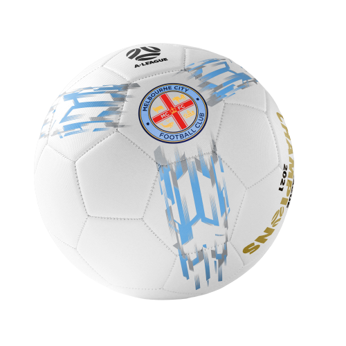 A-League,Melbourne City Champions Soccer Ball Football Australian - Size 5