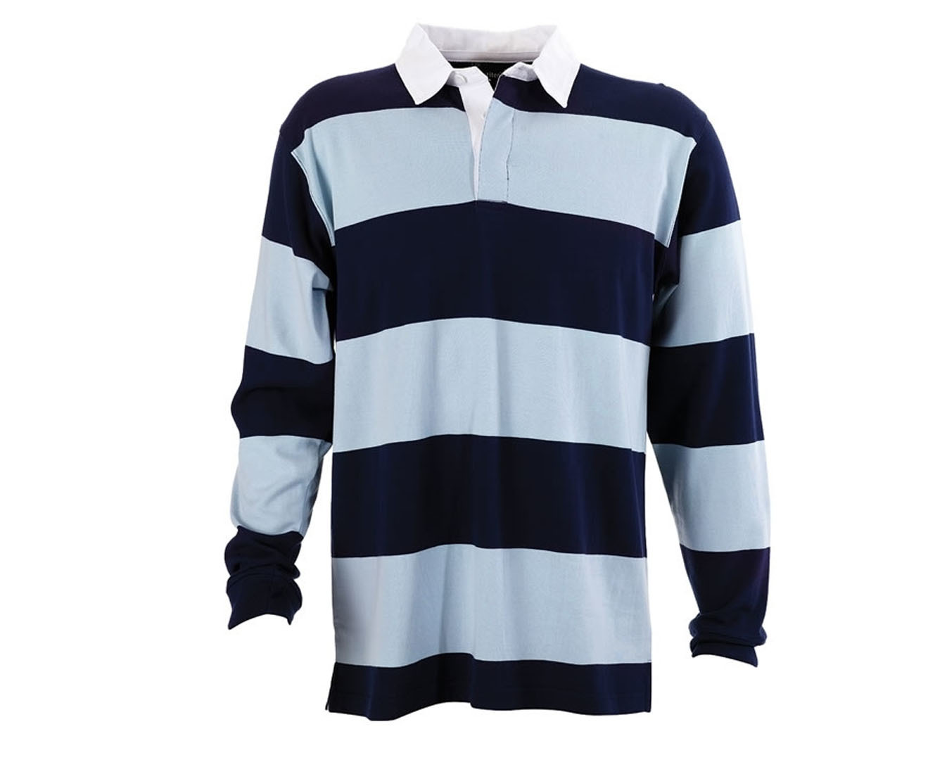 Cotton Long Sleeve Jumper Polo Shirt 