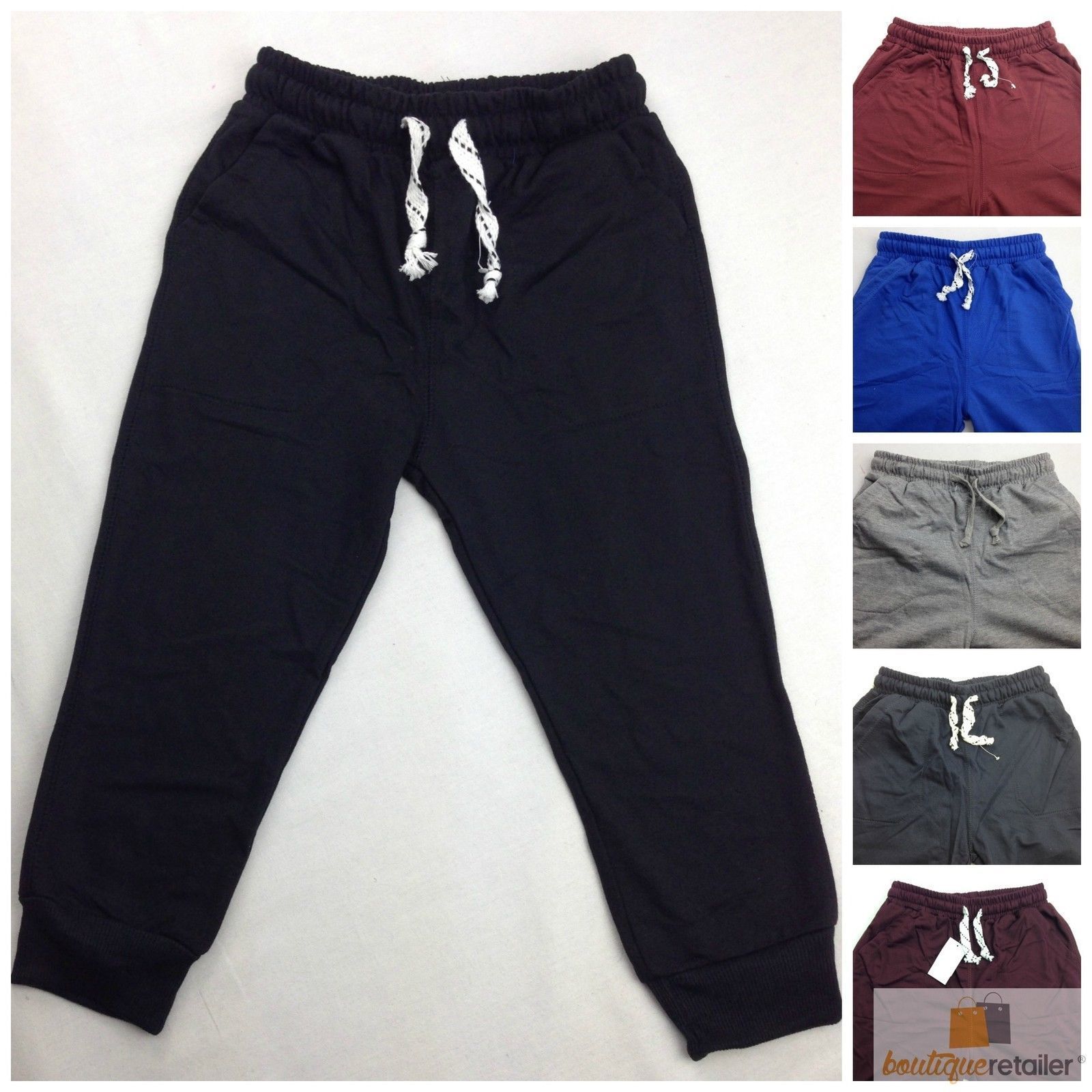 boys skinny track pants