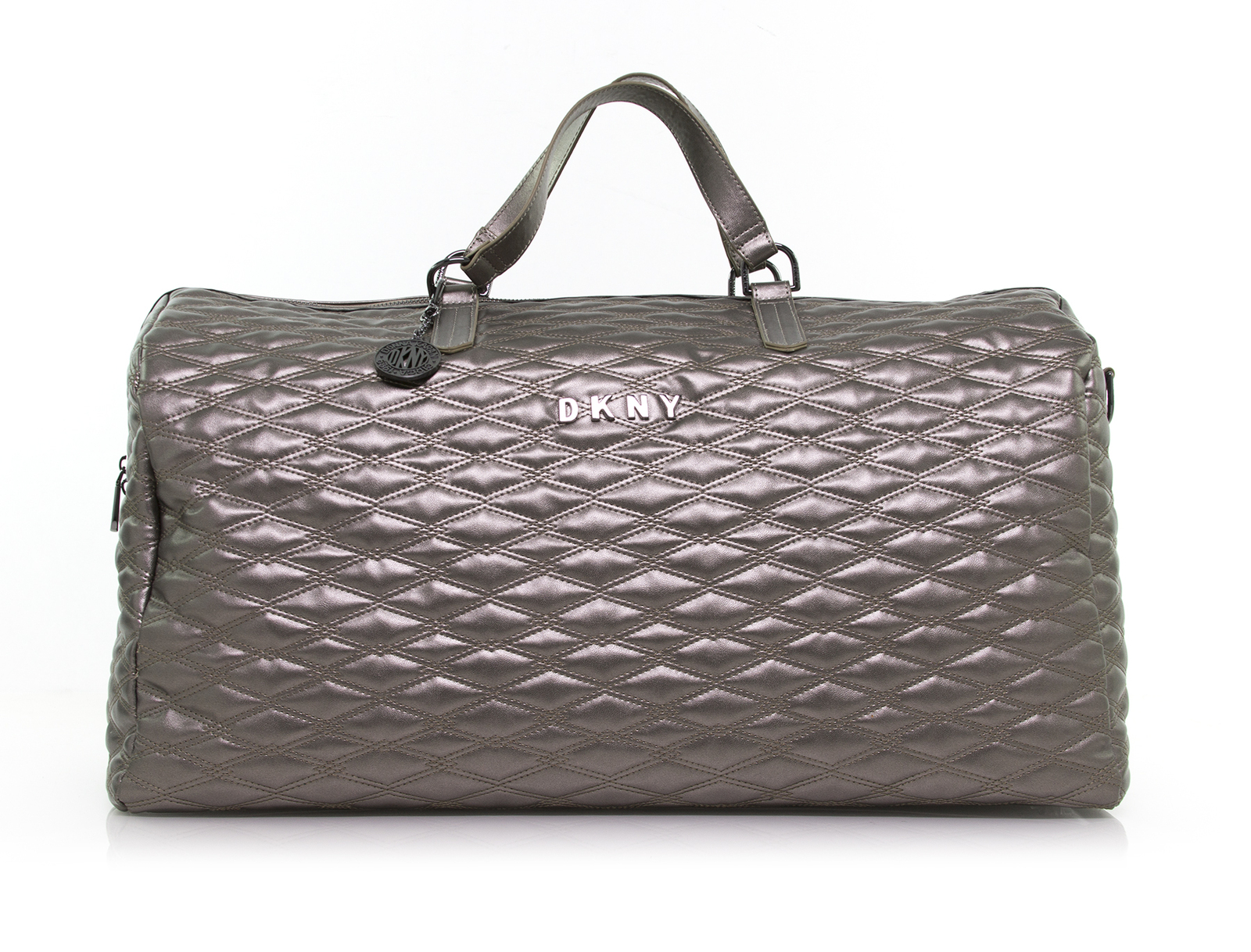 dkny quilted duffle bag