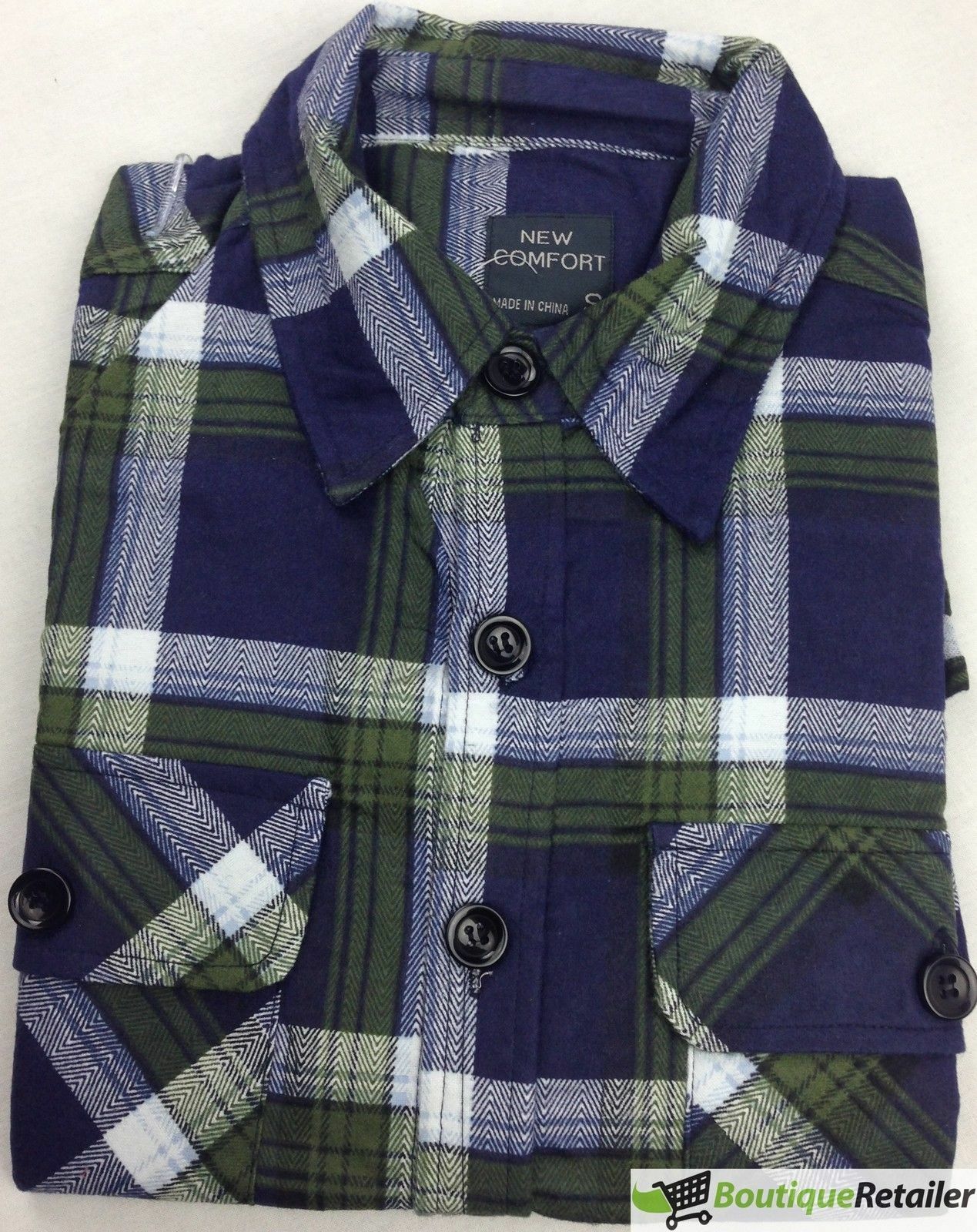 FLANNELETTE SHIRT 100% COTTON Mens Flannel Vintage Long Sleeve Classic ...