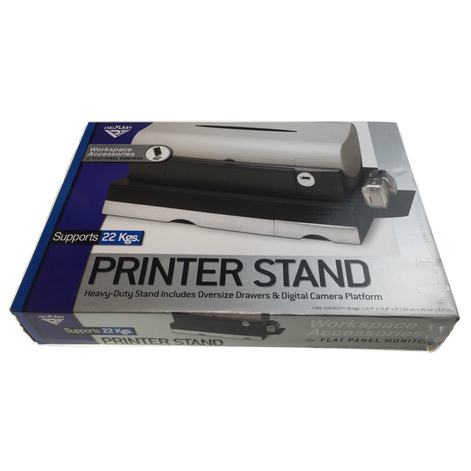 Heavy Duty Printer Stand Desktop Monitor Office Workspace