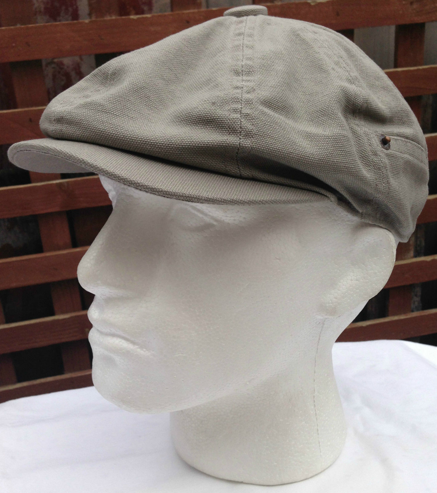 kangol canvas ripley newsboy cap