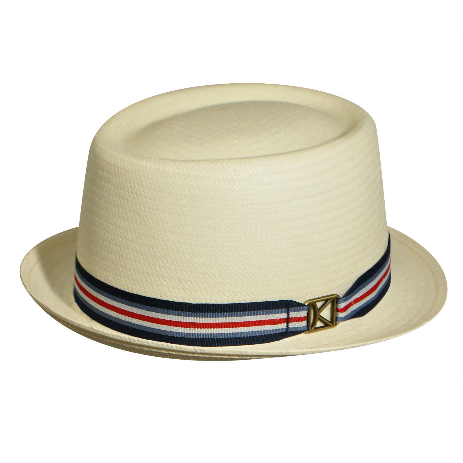 beige pork pie hat