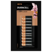 16x Duracell AA Batteries Alkaline 1.5V Battery 