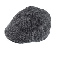 DENTS Mens Drivers Cap Abraham Moon Hat Tweed Peeky Blinders - Charcoal