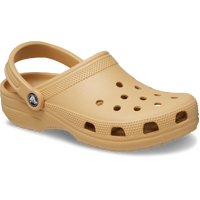 Crocs Classic Clogs Roomy Fit Sandal Clog Sandals Slides Waterproof in Wheat