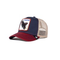 Goorin Brothers Animal Farm Eagle Freedom Snapback Cap Hat in Indigo