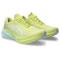 Asics Novablast 3 Womens Running Shoes Sneakers Runners - Glow Yellow/White