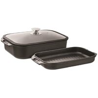 Elevate your cooking experience with the Pyrolux HA+ Induction 3-Piece Double Roaster Set. This premium cookware set is meticulously crafted to meet t