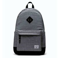 Herschel Heritage Backpack 24 L Laptop School Travel Bag - Raven Crosshatch