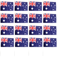 12x Aussie Hand Flag 29x44cm – Australian Signal Flag for Celebrations & Sports Events