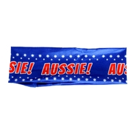 Australia Flag Headband Tennis Cricket Australia Day Aussie Costume in Blue