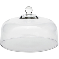 11" Anchor Hocking Canton Glass Cake Dome Cover - Clear