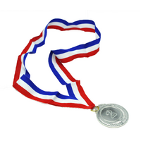 2nd METAL SILVER WINNER MEDALS Sports Day School 46cm Ribbon Olympics