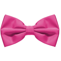 Mens BOW TIE Wedding Tuxedo Formal Bestman Necktie Classic Plain Party  - Hot Pink