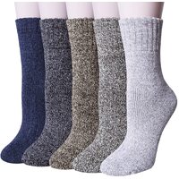 3x Womens Pairs Thick Wool Blend Work Socks Heavy Duty Outdoor Warm (EU37-EU41)