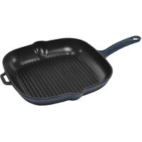 Chasseur Square Grill Frying Pan 25cm in Liquorice Blue