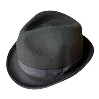 Avenel Mens 100% Wool Felt Trilby Hat in Grey