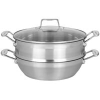 Scanpan Impact Multi Purpose Pan 28cm with Steamer in Silver