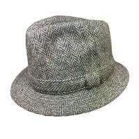 Harris Tweed Failsworth Elgin Made in Britain Trilby Hat