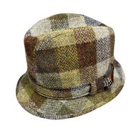 Harris Tweed Failsworth 100% Wool Made in Britain Patch Hat