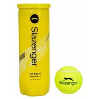 Slazenger Club All Court Tennis Balls 3 Ball Tubes - Yellow