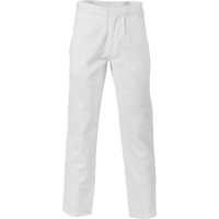 DNC Cotton Drill Work Pants Workwear - White 