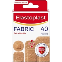 Elastoplast Fabric Extra Flexible Plaster, Pack of 40