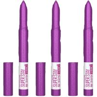 3x Maybelline New York Superstay Ink Longwear Crayon Lipstick - Throw a Party 170