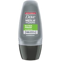 Dove Men+Care Antiperspirant Deodorant Roll On Extra Fresh, 50ml