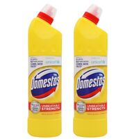 2x Domestos 750ml Thick Bleach Extended Power Citrus Fresh Kills All Known Germs Dead