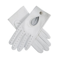 Dents Women' Leather Driving Gloves in Pearl