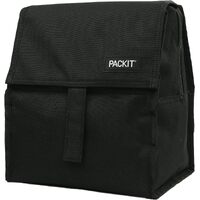 PackIt Freezable Lunch Bag Picnic Hiking Travel - Black