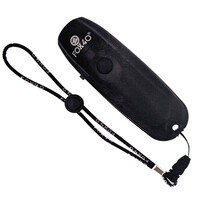 Fox 40 Electronic Whistle with Wrist Lanyard in Black