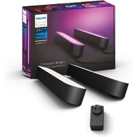 Philips Hue Play - White & Colour Ambiance Smart LED Bar Light - Black - 2 Pack (Base Kit)