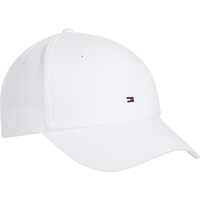 Tommy Hilfiger Mens Classic Baseball Cap Hat in White