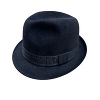 Akubra Trilby Fur Felt Hat - Black