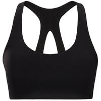 Arcteryx Womens Essent Crop Top Bra Comfy Sports Hiking Tank in Black