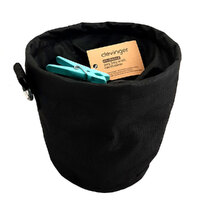 Clothing Peg Bag with Carabiner & 50 Plastic Pegs