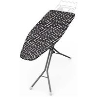 Clevinger Ironing Board Cover Heat Resistant - Black/White Polka Dots (47CM X 135CM)