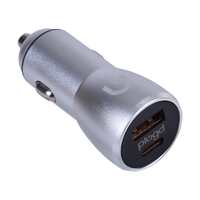 30W USB-A & USB-C Dual Port Quick Charge Car Charger for Android & iOS