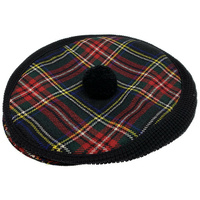 English Stretch Tweed Hat Flat Driving Cap Scottish Tartan Tamoshanta UK Made