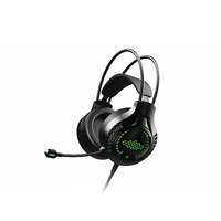 Gaming Headset w/ Noise Reduction Wired Headphones in Black