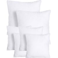 14x Premium Euro 100% Cotton Pillow with Cover Filled Durable Soft European Square - 65x65cm